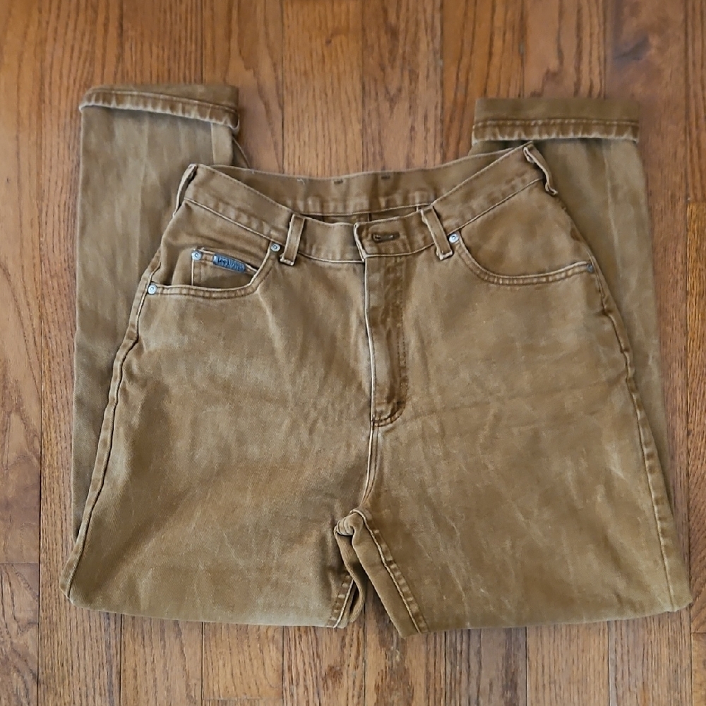 Vintage Lee Riveted Brown Denim Jeans